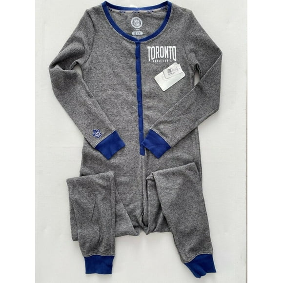 NHL Toronto Maple Leafs Pyjama Jumpsuit Charcoal ( XS )