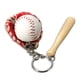 thumbnail image 5 of Kearding Llavero de béisbol de 3 piezas, guante de murciélago, colgante para mochila, llavero, decoración del hogar, juguetes de fiesta, Type3 NO3, 5 of 6