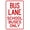 Warning Sign 5, variant on Bus Lane School Buses Only Warning Sign - 8"x12" Security Safety Metal Sign, Vintage Caution Poster Wall Decor for Business Office Home Street