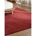 thumbnail image 2 of Rugsotic Carpets Hand Knotted Wool Area Rugs - 8'X11', Rectangle, Red, Contemporary Modern Design, High Pile Thick Handmade Anti Skid Area Rugs For Living Room, Bed Room (T00102), 2 of 6