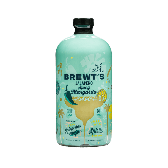 Brewt's Premium All Natural Spicy Margarita Mix - 32 fl oz
