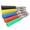 thumbnail image 4 of Banana Plug, Copper Banana Plug Stable Reliable Maximum.19A Current Welded Lantern Type 30Vac-60Vdc Zinc Alloy ABS Material  For Tape Recorders For Hardware, 4 of 8