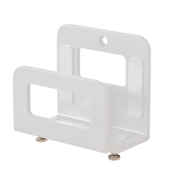 Adhesive Wall Mount Electronics Shelf For Router Box Speakers Carbon Steel Construction Without Drilling Required