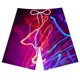 thumbnail image 2 of Augper Men and Women Five Points Breathable Sports Surfing Printing Seaside Vacation Beach Shorts Swimming Trunks, 2 of 3
