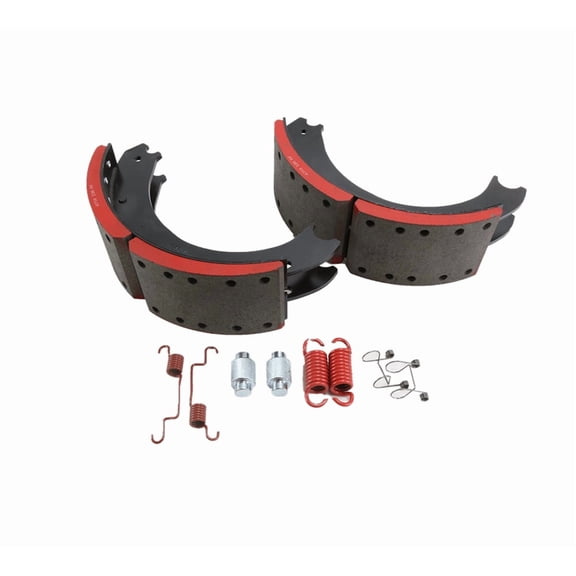 Drum Brake Shoe Kit Compatible w/Haldex Replaces 4719E, 4719, 4719E, Bendix GBEK4719E2SBP20, GBEK4719E2SBP23,