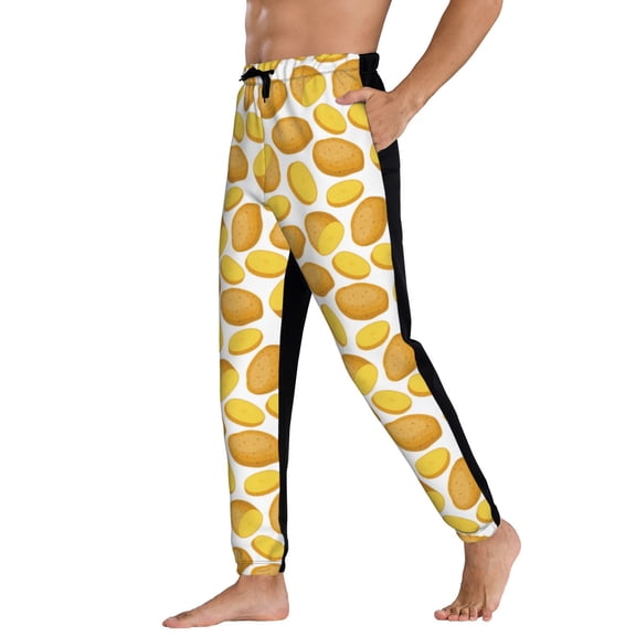 Sweatpants for Men - cute Potato Adjustable Elastic Band Mens Joggers With Pockets, Athletic Workout Gym Casual Track Pants for Men