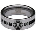 thumbnail image 2 of Spartan Medic Tungsten Carbide Ring, 2 of 9