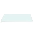 thumbnail image 2 of Rectangle Tempered Glass Top 47.2*23.6 INCH Rouund Glass Table Top 3/8 INCH Thickness, 2 of 6
