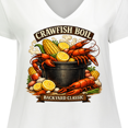 thumbnail image 4 of Inktastic Crawfish Boil Women's Plus Size V-Neck T-Shirt, 4 of 5