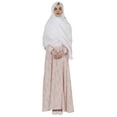 thumbnail image 5 of Bimba Printed Long Islamic Dress For Womens Round Neck Muslim Prayer Robe Dresses, 5 of 7