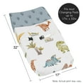 thumbnail image 6 of Sweet Jojo Designs Watercolor Dinosaur Dino Multicolor Changing Pad Cover, 6 of 6