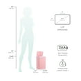 thumbnail image 6 of DZT-12-5WH Bedroom or Bathroom Automatic Touchless Infrared Motion Sensor Trash Can, 3 Gal 12 L, ABS Plastic (Rectangular, Cream) Trashcan, 6 of 6