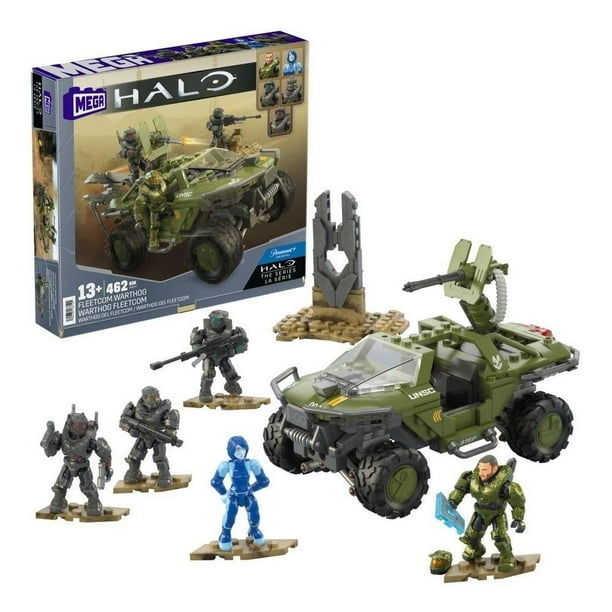 Juguete de Construcción MEGA Halo Warthog del FLEETCOM