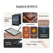 BIGME B1051C 10.3 Color E-Paper Tablet, 128GB Storage, Ultra-Thin Design