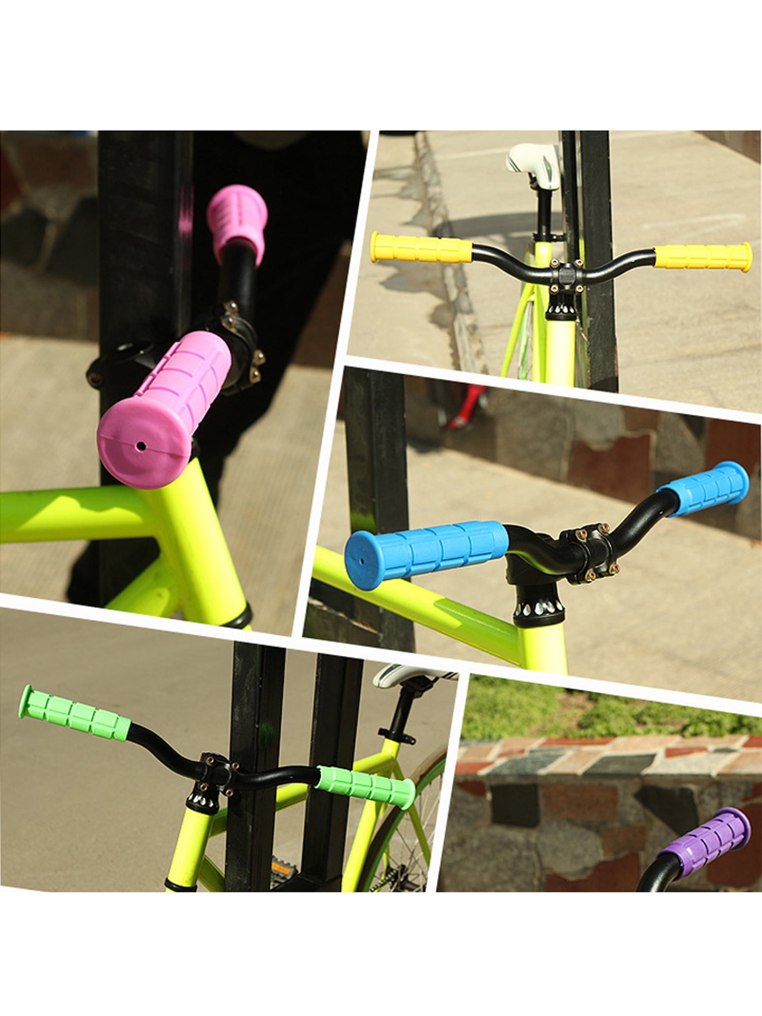Soft Bike Handle bar Grips Hand Grip MTB BMX Cycle Road Mountain Bicycle!Scooter