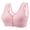 🔥 Pink, variant on Everyday Bras Plus sizw Front Open Bras for Women Plus Size Push up Bras for Women Cotton Bras for Women Wirefree Breathable Plus-Size Seamless Ice-Silk Front-Closure Bra Wireless Breathable Gathered
