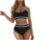 thumbnail image 1 of Trajes de Baño de Corte Alto para las Mujeres Traje de Baño Sexy de Correa sin Espalda de Color Sólido, con Cojín de Pecho sin Soporte de Acero, Traje de Baño de Verano de Nylon Spandex, 1 of 4