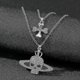 thumbnail image 4 of Collar de mejor amiga, collar de mariposa dorada, collar de amistad BFF para 2 niñas --- Código de producto 46966, 4 of 5