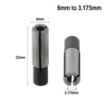 thumbnail image 2 of 1/2" 1/4" 1/8" Collet Adaptor Shank Reducer Bit CNC Spindle Router 4/6/8/10mm, 2 of 8