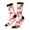 3 Black, variant on Milk Tea Print Adult Socks for Men & Women,Calf Socks, Ankle Socks,Boots Socks,Breathable Casual Sock,Unisex Crew Socks