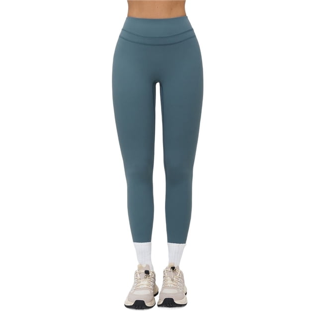 Pantalones de Yoga de cintura alta ajustados de lijado, pantalones deportivos for levantar la cadera y el vientre, pantalones deportivos for correr al aire libre