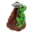 thumbnail image 6 of UFO Green Roswell Alien With Flying Saucer Spaceship Backflow Incense Burner, 6 of 8