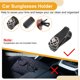 thumbnail image 5 of Clip para gafas de sol en el parasol del coche Unique Bargains, soporte universal de plástico negro 6.5x3cm 1 Pcs, 5 of 7
