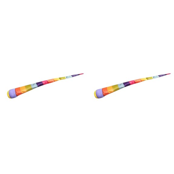 LKWLPD 2 Pcs Balls for Babies & Toddlers,Bag Hand Throwing Sandbags Ribbon Rainbow Game Outdoor Children Outdoor Toys Foxtail Toy Oft Safe Throw and Catch Ball One Size