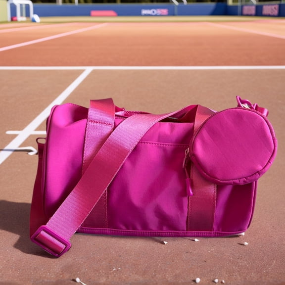 Mini Gym Bag for Women Cute Small Duffle Bag with Pendant bag Workout Sport Bags Dance,Fitness,Yoga