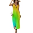 thumbnail image 1 of Robe Maxi Robe Retéo Spirales Psychédéliques Vêtements de Rue Boho Longues Robes Taille Haute Vêtements Oversize, 1 of 5