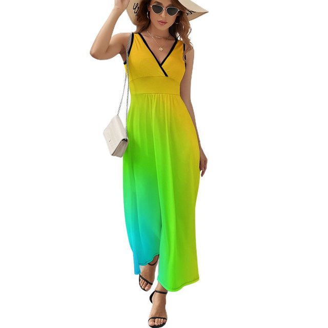 Robe Maxi Robe Retéo Spirales Psychédéliques Vêtements de Rue Boho Longues Robes Taille Haute Vêtements Oversize