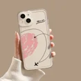 thumbnail image 3 of Funda de teléfono de pareja de corazón de amor de avión para iPhone 16 13 11 12 14 15 Pro Max Mini XS XR SE 14 Plus avión cubierta transparente Fundas, 3 of 5