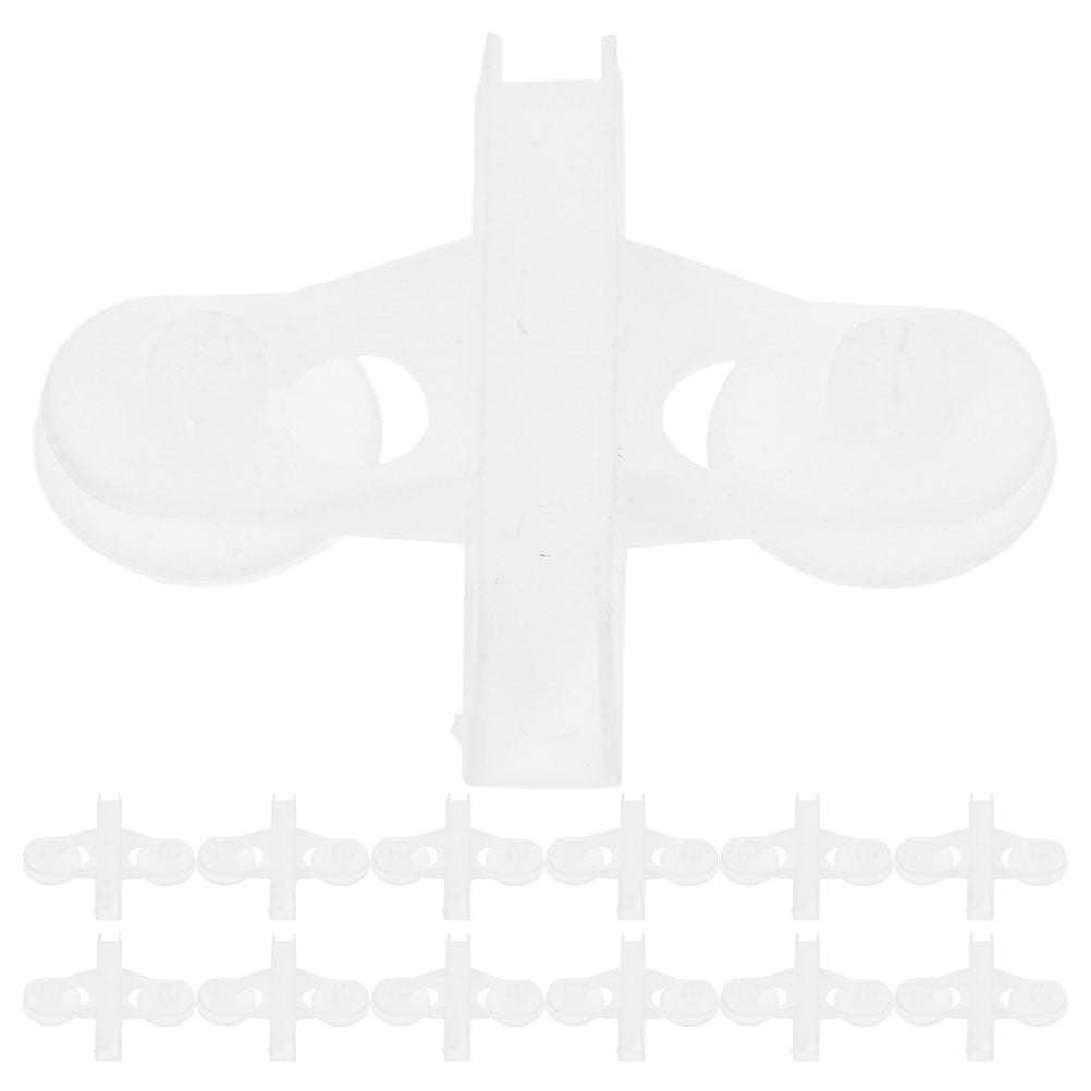TITINICE 25Pcs Fish Tank Partition Clips Plastic Suction Cup Holder White Easy Installation