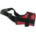 thumbnail image 2 of Adjustable Dog Muzzle 6 Sizes Red (S: 6.5"-9" Snout Circumf.), 2 of 3