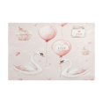 thumbnail image 6 of Qxltty Lovely Pink Swans Leather Drying Mat for Kitchen Countertops Coffee Mats Hide Stain Quickly Absorbs Water Tableware Decor, 6 of 6