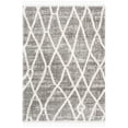 thumbnail image 2 of SAFAVIEH Berber Fringe Amyas Geometric Shag Area Rug, Gray/Cream, 9' x 12', 2 of 11