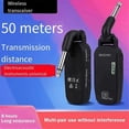 thumbnail image 2 of Wireless Guitar System 2.4 Wireless Guitar Transmitter Receiver Rechargeable for Electric Guitar Ba, 2 of 5