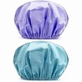 thumbnail image 1 of 2-Pack Shower Cap Bath Cap Waterproof Shower Cap, shower cap, bath cap, hair cap, 1 of 4