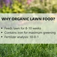 thumbnail image 3 of Jonathan Green 10250 Organic Lawn Food, 10-0-1 N-P-K Ratio, 3 of 4