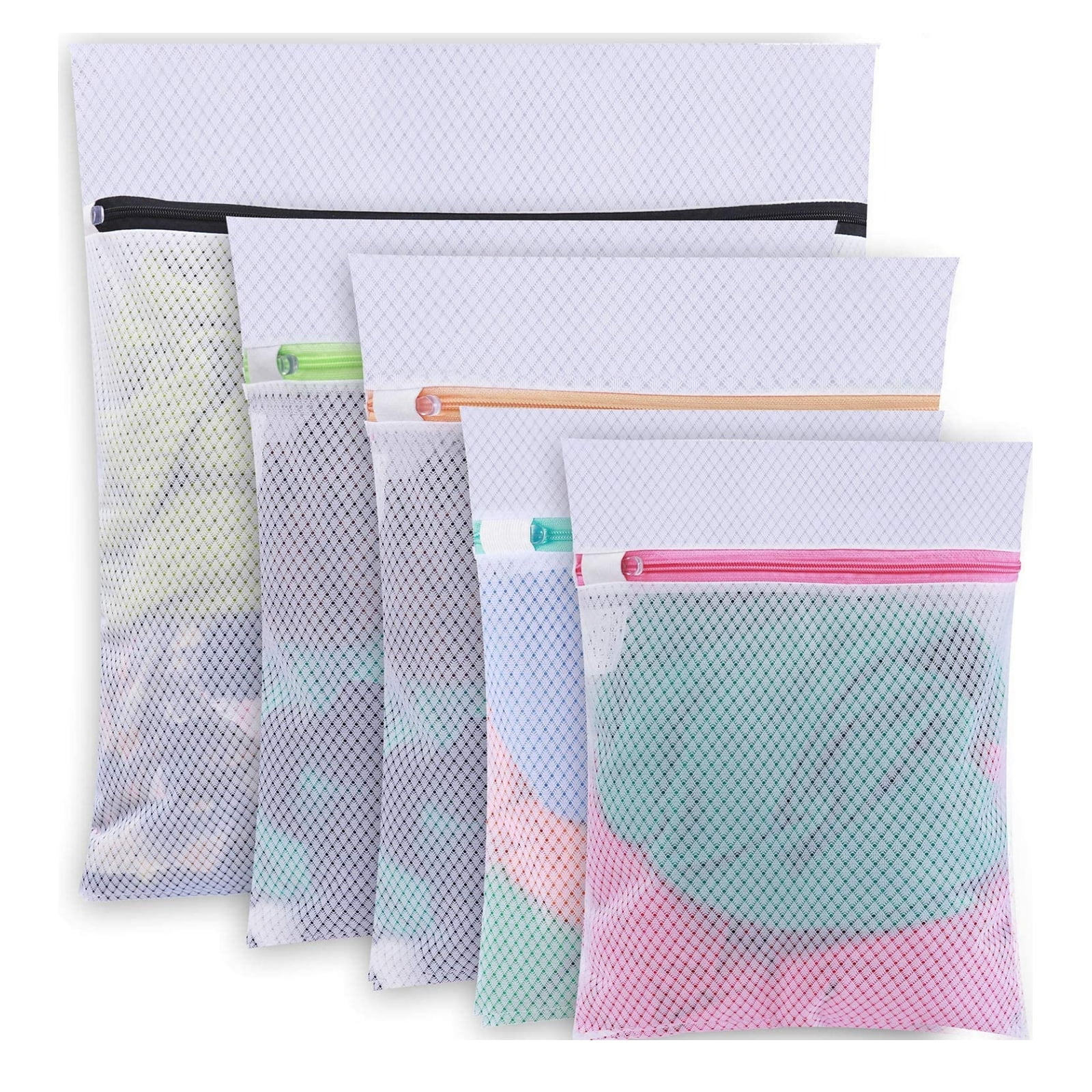 Tripumer 5 Mesh Laundry Bags Deformation-Proof Laundry Bags Reusable ...
