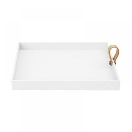 

HOT DEALS 8 x 8 Inch Serving Tray Square Tray with Handle Decorative Tray Ideal for Serving Breakfast Coffee Dinner Wine Appetizer Bar and Food Party or Display Use Living Room Kitchen Home Decor