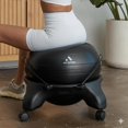 thumbnail image 2 of AeroMat Fit Chair, Black, 2 of 3