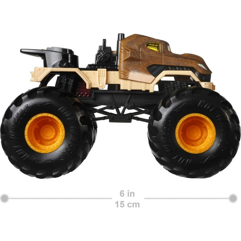 1/24 スケール　モンスタートラックス - ティラノサウルス・レックス Hot Wheels GIANT 1:24 Scale T-Rex Monster Trucks Vehicle
