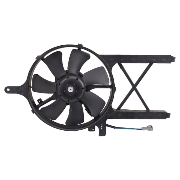 TRQ A/C Condenser Cooling Fan Assembly Fits 2005-2020 Nissan Frontier 2005-2012 Pathfinder 2005-2015 Xterra