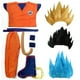 thumbnail image 2 of Disfraces de Halloween para niños y adultos, ropa Z, traje de Goku, disfraces de cosplay, parte superior, pantalón, cinturón, cola, muñeca y peluca, 2 of 5