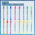 thumbnail image 2 of Stitch Glitter Gel Pens Body Markers Colorful & Bright Glitter Pens Gifts for Girls, 16 pcs, 2 of 8
