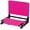 Pink, variant on Dreamseats GameChanger Black Canvas Bleacher Chair Steel Frame Portable