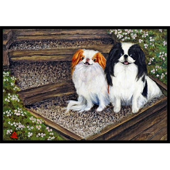 Japanese Chin Daddys Girls Indoor & Outdoor Mat, 24 x 36 in.
