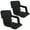 2PCS Black, variant on YKITRD 5-speed reclining grandstand seats, stadium stadium with backrest cushion, bleacher seat, adjustable backrest seat for outdoor viewing, comfortable for prolonged sitting, recliningRed