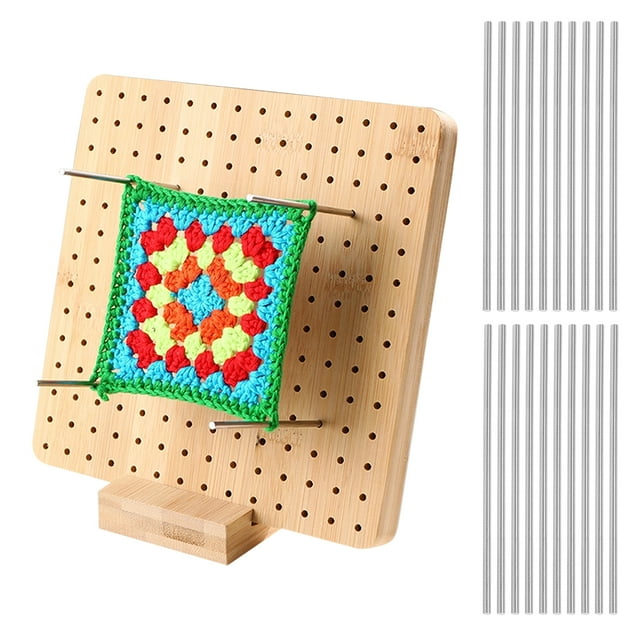 ColoMX Kit de pin de bloqueo de crochet de 20 piezas de cabina de acero inoxidable de la varilla de acero de crochet suministros de tejido de tejer accesorios